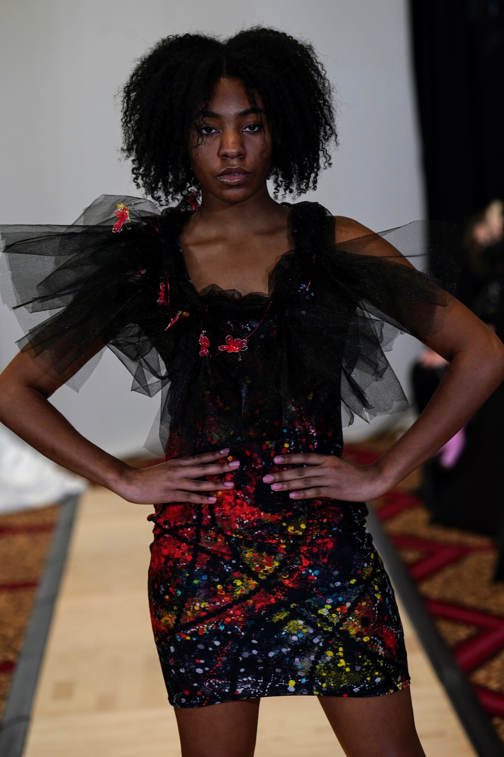 Bodycon, Ultra-Comfortable Art Dress: Galaxy - Image 2