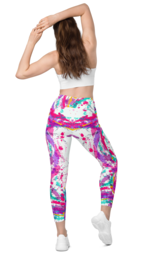 Art Leggings: Happy swirls